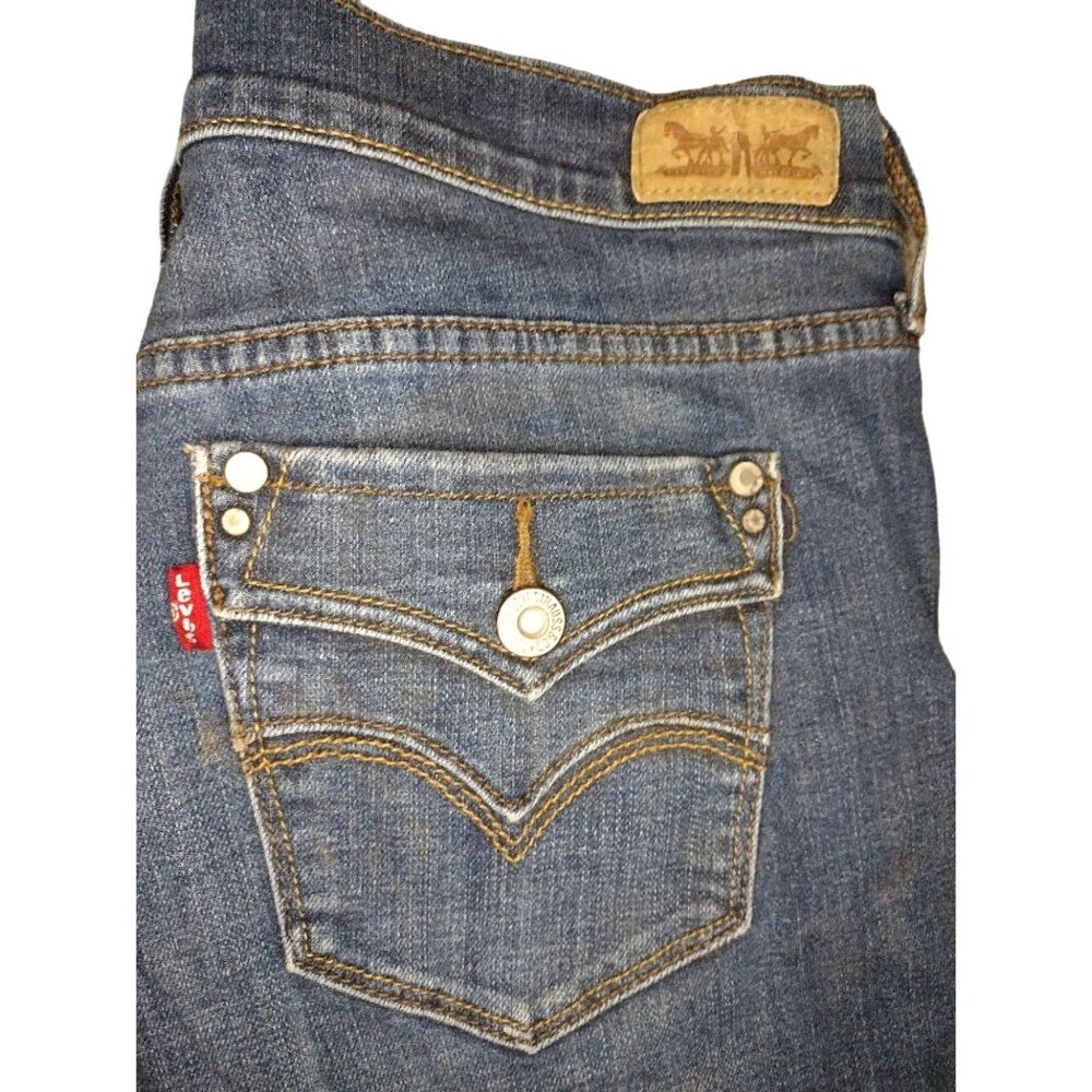 Levi's Strauss Women's 505 Straight Leg Jeans Blue Size‎ 12M - Picture 2 of 9